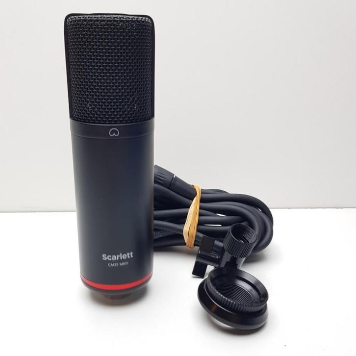 ️ Focusrite Scarlett CM25 MkIII Condensatormicrofoon, Muziek en Instrumenten, Microfoons, Zo goed als nieuw