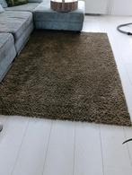 Olijfkleur groen kleed tapijt, Ophalen, 150 tot 200 cm, 200 cm of meer, Rechthoekig