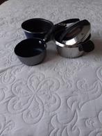 Steelpannetjes 2 stuks en kleine pan, Ophalen, Gebruikt, Koekenpan of Braadpan