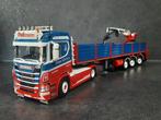 TEKNO PWT Cargo Scania Next Gen R-serie met stenenoplegger, Hobby en Vrije tijd, Modelauto's | 1:50, Nieuw, Tekno, Bus of Vrachtwagen