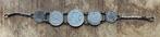 Zilveren armband met dubbeltjes, kwartjes en halve gulden, Ophalen, Setje, Zilver, 25 cent