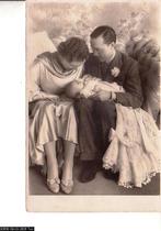 Ansichtkaart	Juliana	& Bernhard	& Beatrix, Verzenden, 1920 tot 1940, Ongelopen, Sterren en Beroemdheden