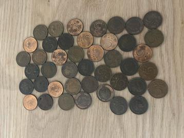 43x 5 Cent Juliana nederland gulden beschikbaar voor biedingen