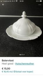 Hutschenreuther botervloot, Huis en Inrichting, Keuken | Servies, Overige typen, Ophalen of Verzenden, Zo goed als nieuw, Effen