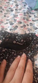 Zwarte G.max jurk met bloemenprint - Maat M, Kleding | Dames, Maat 38/40 (M), Zwart, Ophalen of Verzenden, Zo goed als nieuw