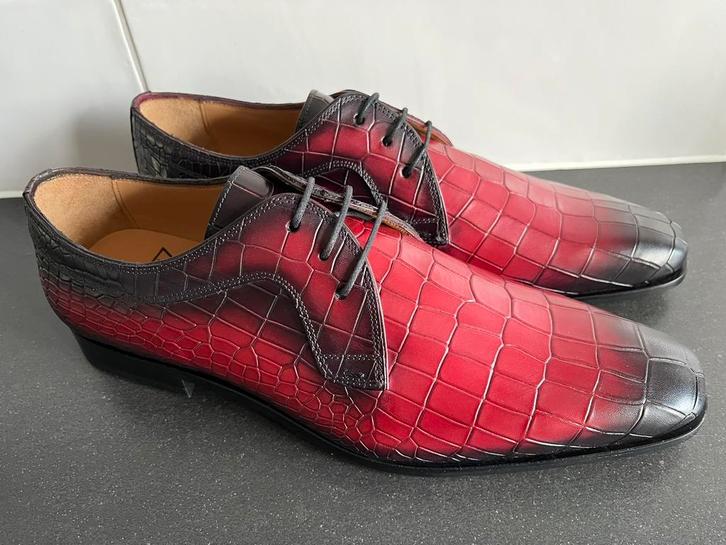Handpainted herenschoenen maat 43 nieuw in doos, Kleding | Heren, Schoenen, Nieuw, Veterschoenen, Overige kleuren, Ophalen of Verzenden