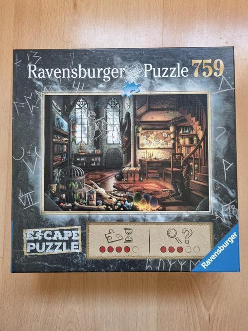 Escape puzzel, Hobby en Vrije tijd, Denksport en Puzzels, Zo goed als nieuw, Legpuzzel, 500 t/m 1500 stukjes, Ophalen of Verzenden