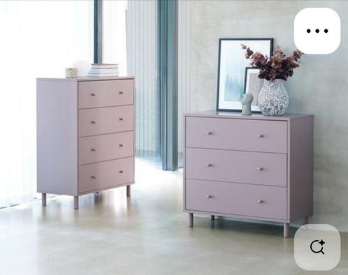 Oud roze ladenkastjes van jysk. 3 en 4 ladenkastje, Huis en Inrichting, Kasten | Ladekasten, Ophalen
