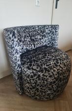 Super mooie panterprint fauteuil, Huis en Inrichting, Ophalen, Minder dan 75 cm, Zo goed als nieuw, Stof