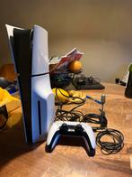 Playstation 5 disc slim + controller + kabels + oplaadsnoer, Spelcomputers en Games, Spelcomputers | Sony PlayStation 5, Ophalen of Verzenden