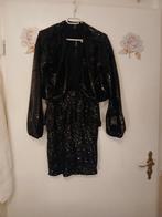 prachtige pialleten jurk met jasje en bolero maat 38, Kleding | Dames, Maat 38/40 (M), Zwart, Ophalen of Verzenden, Zo goed als nieuw