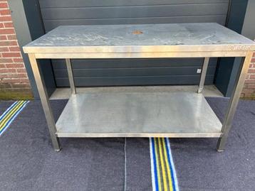 RVS werkbank werktafel beschikbaar voor biedingen
