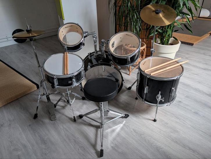 Compleet Drumstel voor Kinderen, Muziek en Instrumenten, Drumstellen en Slagwerk, Gebruikt, Overige merken, Ophalen