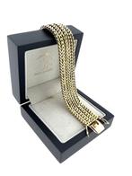 4-Rijige Gourmet Schakel Armband - 19 cm / 1.7 cm / 75.5 gr, Ophalen, -, -, Zo goed als nieuw