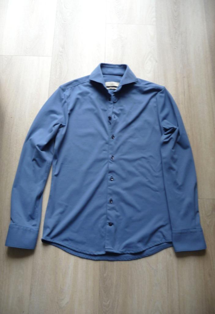 John Miller overhemd, Kleding | Heren, Overhemden, Zo goed als nieuw, Halswijdte 38 (S) of kleiner, Blauw, Ophalen