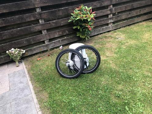 Set Bakfiets  voorwielen  20 inch    trommelrem, Fietsen en Brommers, Fietsonderdelen, Gebruikt, Algemeen, Wiel, Ophalen of Verzenden