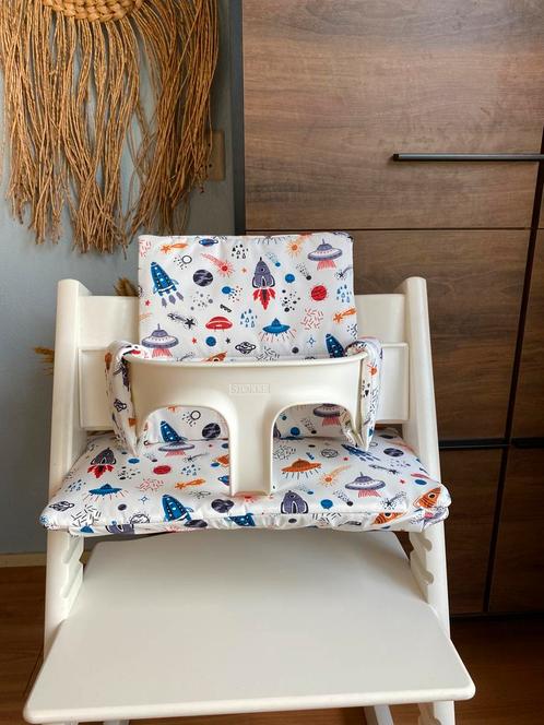 ☀️Raketten kussenset voor kinderstoel stokke tripp trapp, Kinderen en Baby's, Kinderstoelen, Nieuw, Meegroeistoel, Stoelverkleiner