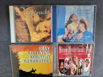 Verzamel cd's Diverse Pop-Soft Pop-Country 4 stuks beschikbaar voor biedingen