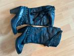 Bronx leren laarzen met studs - Maat 40, Ophalen of Verzenden, Gedragen, Blauw, Hoge laarzen