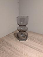 Vaas, antraciet rookglas, Huis en Inrichting, Woonaccessoires | Vazen, Ophalen, Overige kleuren, Minder dan 50 cm, Glas