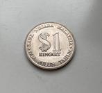 1 Ringgit Malaysia 1959-1979 20th Anniversary, Ophalen of Verzenden, Zuidoost-Azië, Losse munt