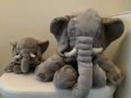 Knuffel Olifant (ouder en jong), Kinderen en Baby's, Speelgoed | Knuffels en Pluche, Ophalen, Zo goed als nieuw, Olifant