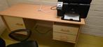 Mooie Stevige houten bureau, Ophalen of Verzenden, Zo goed als nieuw