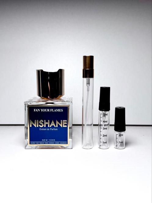 Nishane - Fan your flames (Sample/Proefje/Decant), Sieraden, Tassen en Uiterlijk, Uiterlijk | Parfum, Nieuw, Ophalen of Verzenden