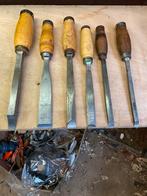 Vijf hakbeitels van J.N., Antiek en Kunst, Antiek | Gereedschap en Instrumenten, Ophalen of Verzenden