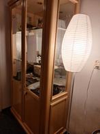 houten vitrine kast, Huis en Inrichting, Kasten | Vitrinekasten, Ophalen, Gebruikt, 50 tot 100 cm, 150 tot 200 cm