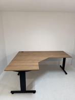 Hoekbureau 200x160x80/80cm gebruikt €225,00
