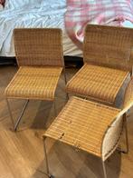 Vintage rotan stoelen 3 stuks, Huis en Inrichting, Riet of Rotan, Drie, Gebruikt, Bruin