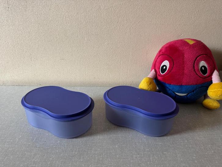 2 NIEUWE botervlootjes van TUPPERWARE botervloot boterbakje, Huis en Inrichting, Keuken | Tupperware, Nieuw, Overige typen, Paars