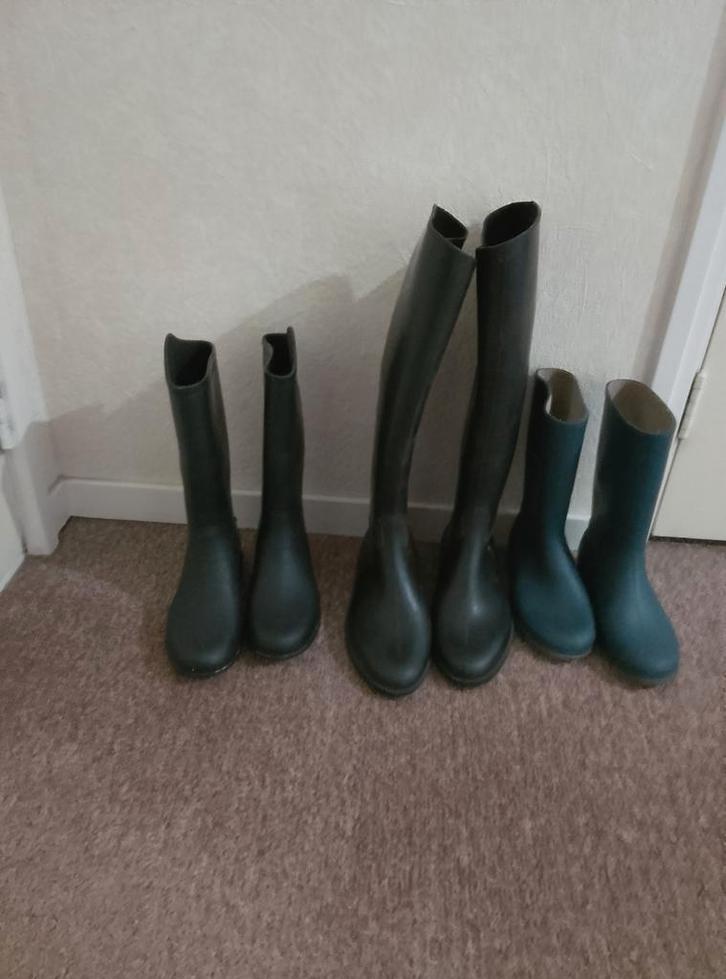 Rijlaarzen verschillende maten met Caps, Dieren en Toebehoren, Paardrijkleding, Gebruikt, Kinderen, Overige typen, Overige soorten