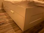 IKEA Brimnes bed 140 x 200 cm wit, Ophalen, Gebruikt, Wit, Tweepersoons
