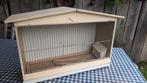 Vogelkooi hout, Dieren en Toebehoren, Vogels | Hokken en Kooien, Ophalen, Gebruikt, Hout, Vogelkooi