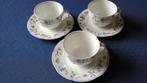 3 koffiekopjes met schoteltjes Villeroy en Boch Mariposa, Huis en Inrichting, Keuken | Servies, Ophalen, Zo goed als nieuw, Overige stijlen
