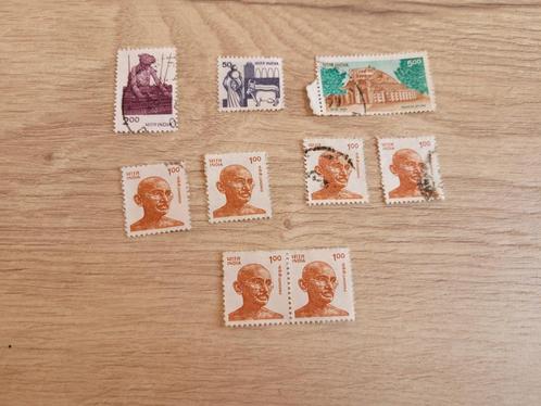 9 Postzegels India ~ TH7206, Postzegels en Munten, Postzegels | Azië, Gestempeld, Oost-Azië, Ophalen of Verzenden