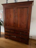 Kersenhouten Eetkamer Set + TV Meubel, Ophalen, Gebruikt, 4 tot 6 stoelen