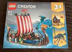 Nieuw Lego Vikingschip en de Midgaardslang (31132)., Ophalen of Verzenden, Nieuw, Complete set, Lego