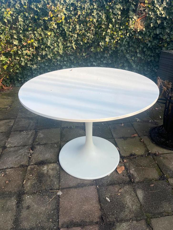 IKEA Docksta Ronde Tafel - Gratis Af te Halen!, Huis en Inrichting, Tafels | Eettafels, Gebruikt, 50 tot 100 cm, tot twee personen