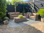 Borek Bali Loungeset Tuinset, Ophalen of Verzenden, Zo goed als nieuw, Wicker, Bank