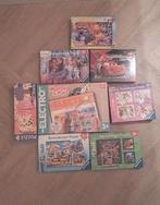 Pakket puzzels en 1 spel, Kinderen en Baby's, Speelgoed | Kinderpuzzels, Ophalen of Verzenden, 10 tot 50 stukjes, Zo goed als nieuw
