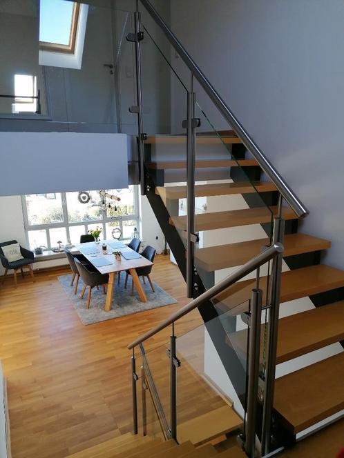 Trapbalustrades Balkon Leuningen roestvrij staal Glas Glazen, Huis en Inrichting, Keuken | Keukenbenodigdheden, Nieuw, Ophalen of Verzenden