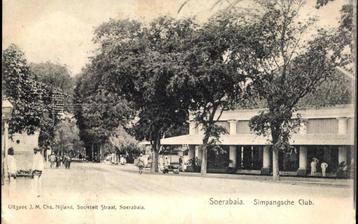 Nederlandsch Indië, Soerabaia, Simpangsche Club, gelop. 1906 beschikbaar voor biedingen