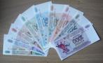 Transnistria 1993/1994, 9 opvolgende bankbiljetten (UNC), Postzegels en Munten, Verzenden, Overige landen, Setje