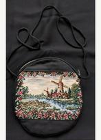 NIEUW!Hollands souvenir:'Vintage look' dames schoudertasje., Ophalen of Verzenden, Nieuw, Zwart, Overige merken