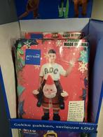 Opblaasbare kerstman feestpak, Maat 52/54 (L), QCS, Kerstmis of Sinterklaas, Nieuw