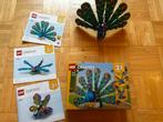Complete Lego 3-in-1 set met: pauw, vlinder en libelle, Ophalen of Verzenden, Zo goed als nieuw, Complete set, Lego