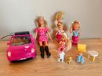 Barbie Set met Roze Auto - Nieuw!, Ophalen of Verzenden, Nieuw, Barbie